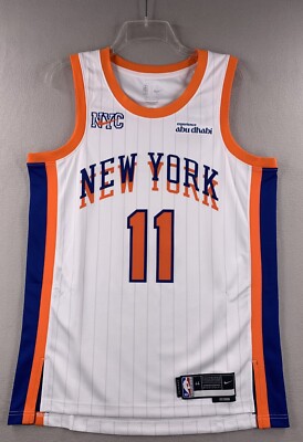 Jalen Brunson New York Knicks Nike 2025 City Edition Sponsor