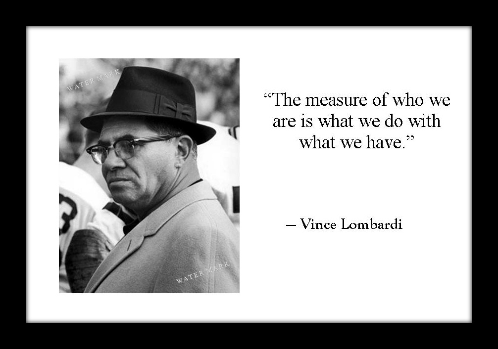 Vince Lombardi 4x6 Photo Print With Motivational Quote Football Super Vince Lombardi 4x6 Photo Print With Motivational Quote Football Super