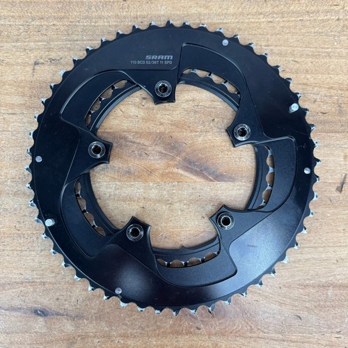 SRAM X-Glide 52/36t 5-Bolt 110mm BCD 11-Speed Chainring Set 204g - Picture 3 of 5