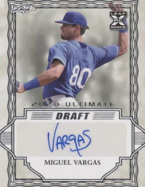 2020 Leaf Ultimate Draft - Miguel Vargas #BA-MV1 - 1 of 1