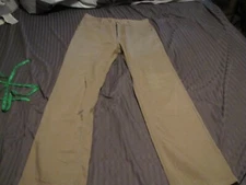 WOMEN'S KINLOCH ANDERSON TAN PANTS 32? W X 32? L  SCOTLAND USED