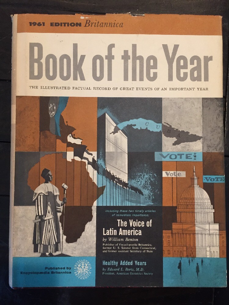 BRITANNICA BOOK OF THE YEAR 1961 - Events of 1960 Birthday