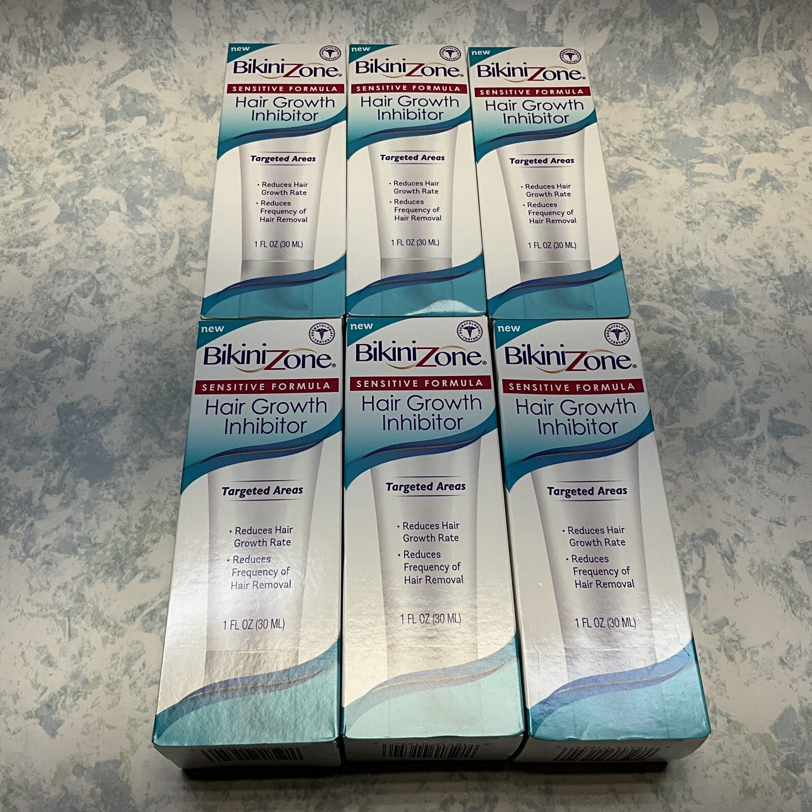 Bikini Zone Hair Growth Inhibitor 1oz ( Lot of 6 ) New