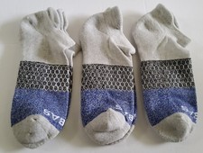 Bombas Tri-Block Marled Ankle Socks Lot Of 3 Size M