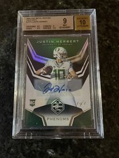 2020 JUSTIN HERBERT Rookie RC Chronicles phenoms TRUE 1/1