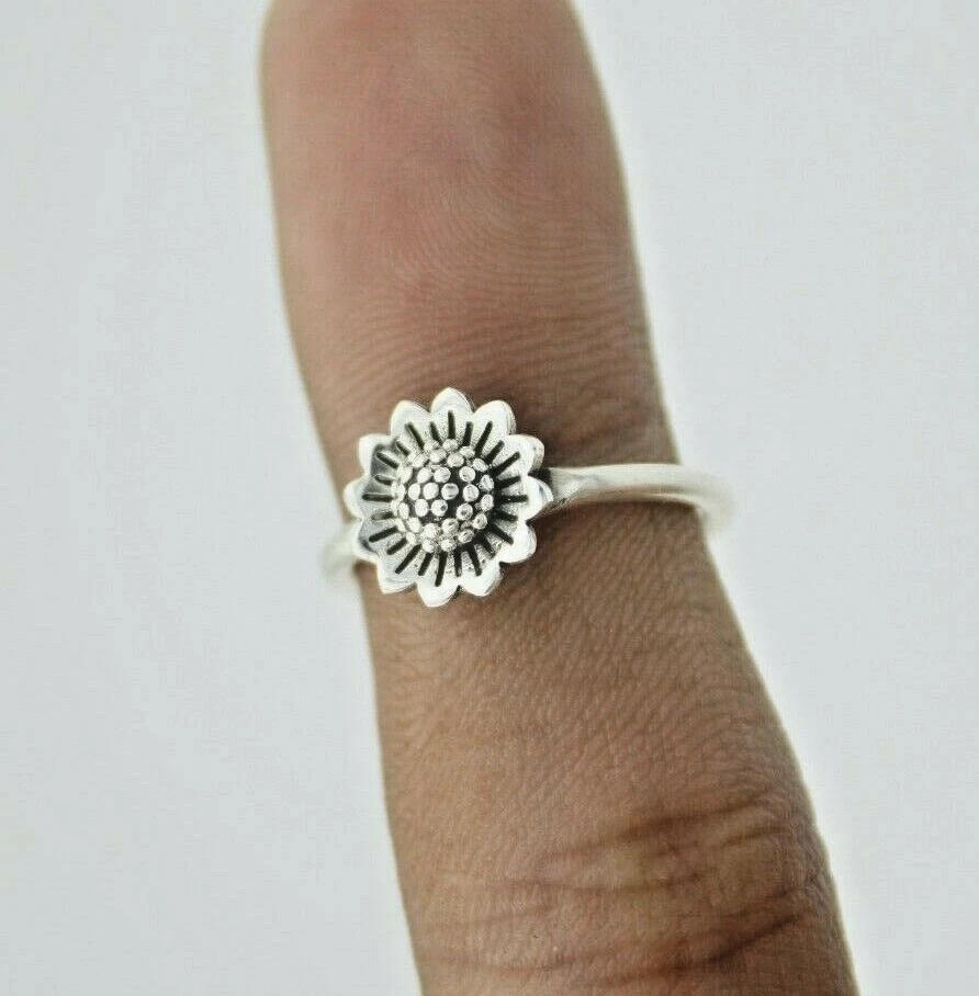 Sunflower band ring deals