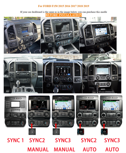 13" For Ford F150 F250 F350 F450 F550 Android Navigation Car GPS Stereo Radio - Foto 3 di 21