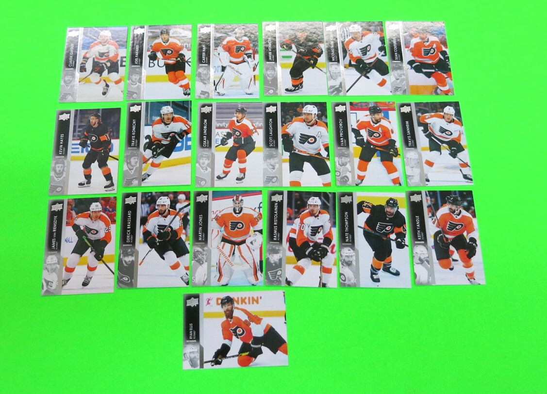2021 22 UPPER DECK SERIES 1,2 & EXTENDED Philadelphia Flyers TEAM SET