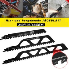 240/305/455mm Säbelsägeblatt Für Gasbeton Ziegelstein Zementstoffe Porenbeton