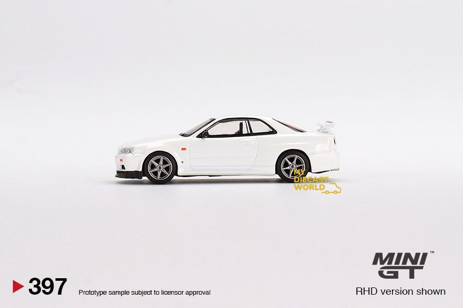 MINIGT 1/64 LB★WORKS Nissan GT-R White MINI GT 64 LB WORKS Nissan GT-R (R35) White Type 1 , Rear