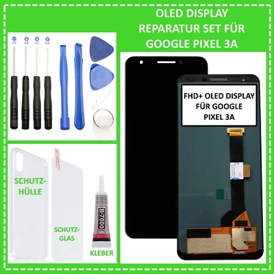 OLED Display für Google Pixel 3A Full HD+ Bildschirm Touch Screen LCD Front Glas