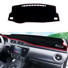 For Toyota Corolla 2014-2019 Black&Red DashMat Dash Mat Cover Dashboard Pad Trim