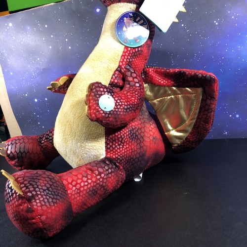 Large Read Roaring Light Up Dragon Roughly 20" Tested Works Plush SEE VIDEO - Picture 4 of 13