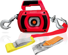 Portable Drill Winch 1000LBS, Drill Powered W...