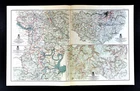 Civil War Map Battle of Richmond Petersburg Bermuda Hundred Five Forks Virginia