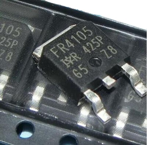 10pcs IRFR4105TRPBF MOS field effect transistor 27A 55V N channel mark ...