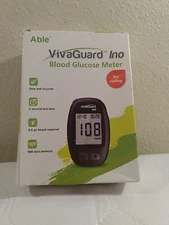 Able VivaGuard Blood Glucose Meter, VGM 01, 5 Second Test Time 900 Test Memory 