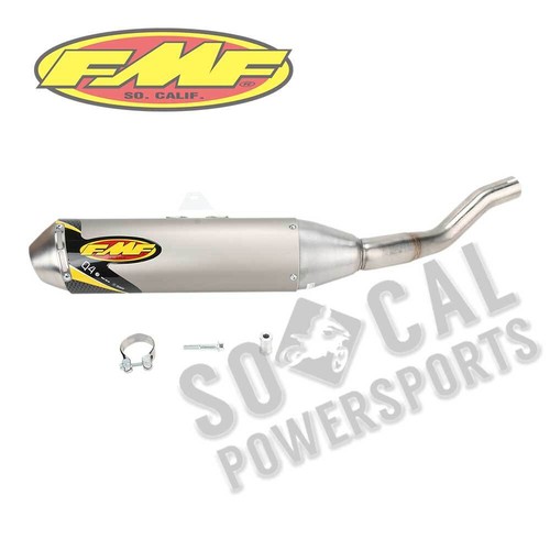 FMF Racing Q4 Spark Arrestor SlipOnStainless Midpipe for 20072008