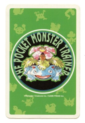 1996 Vintage Professor Oak JOKER Japan Original Pokemon Playing