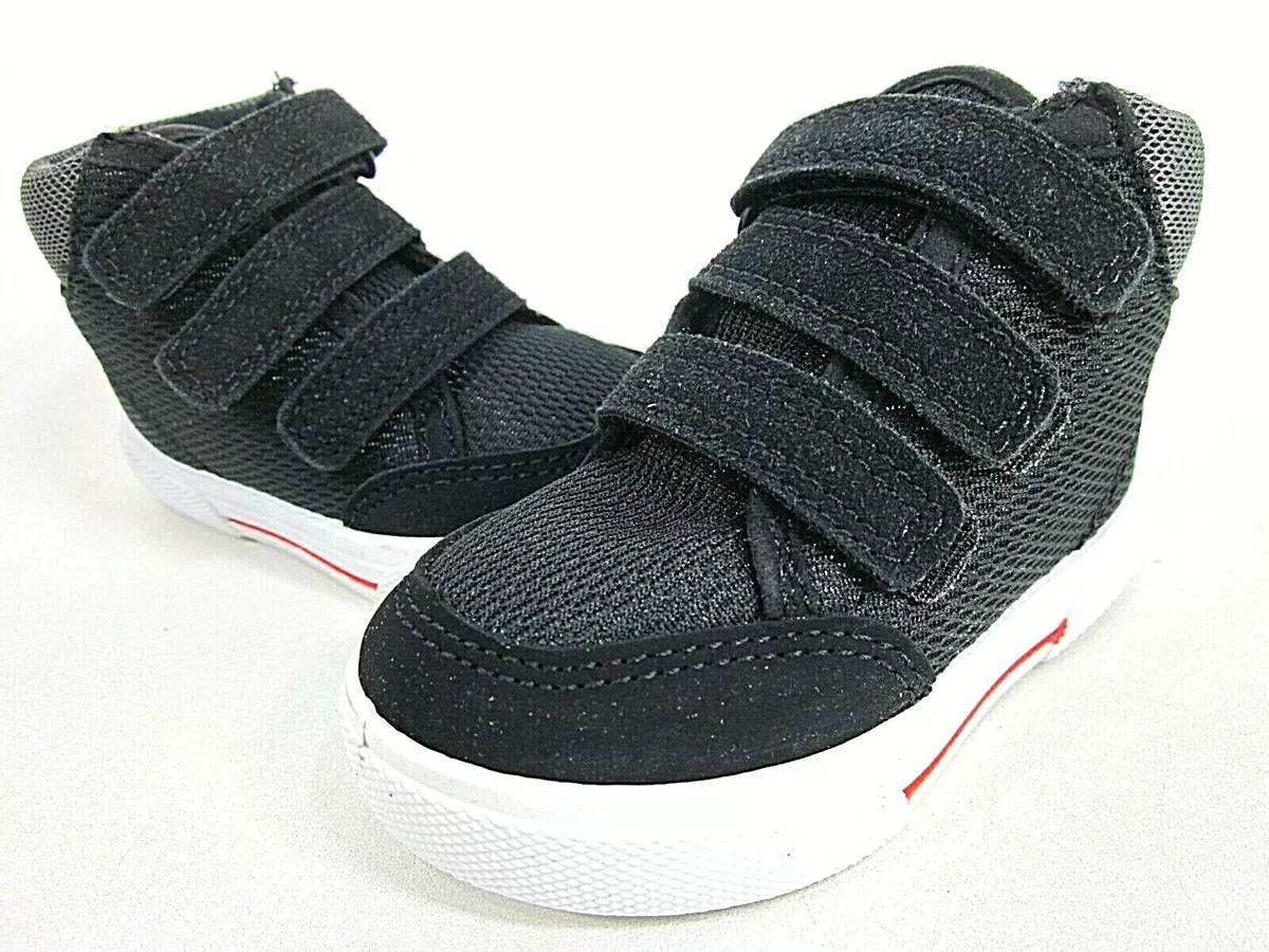 SIMPLE JOYS BY CARTER BABY BOYS DANIEL HIGH TOP SNEAKER BLACK US SIZE 4 M NEW