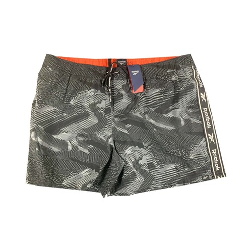 Reebok Shorts Mens Cold Grey Print 