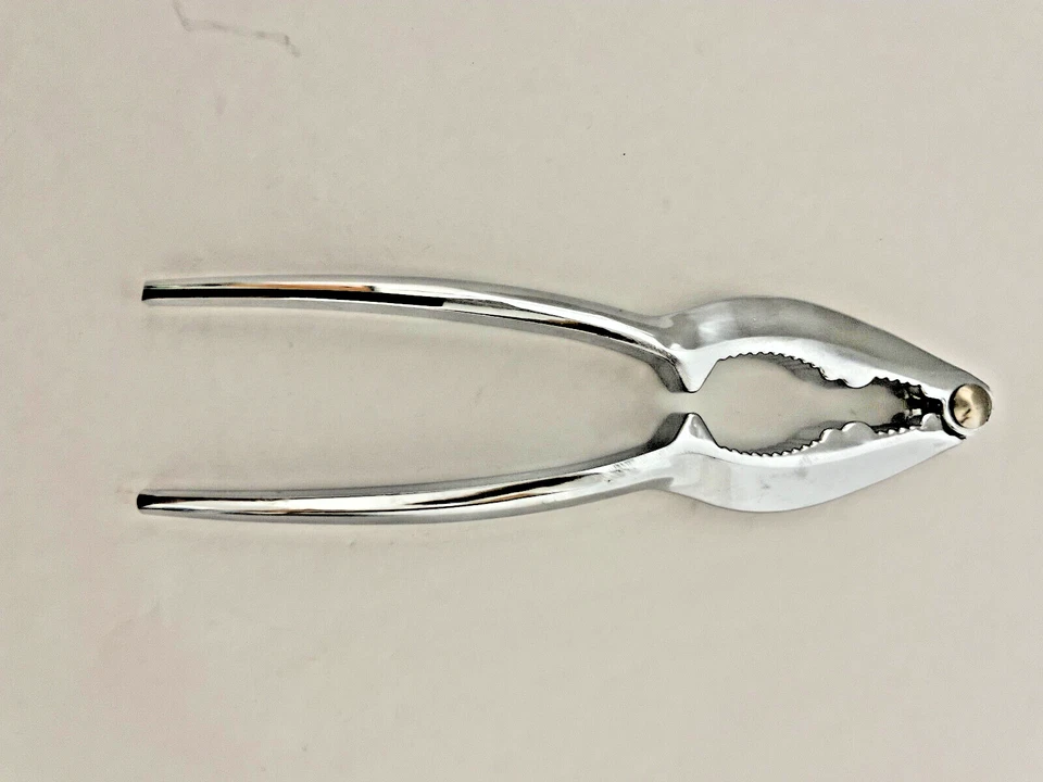 Nut Lobster Crab Claw Seafood Cracker 6" Sturdy Chrome Metal Winco #248 - Image 2 of 4