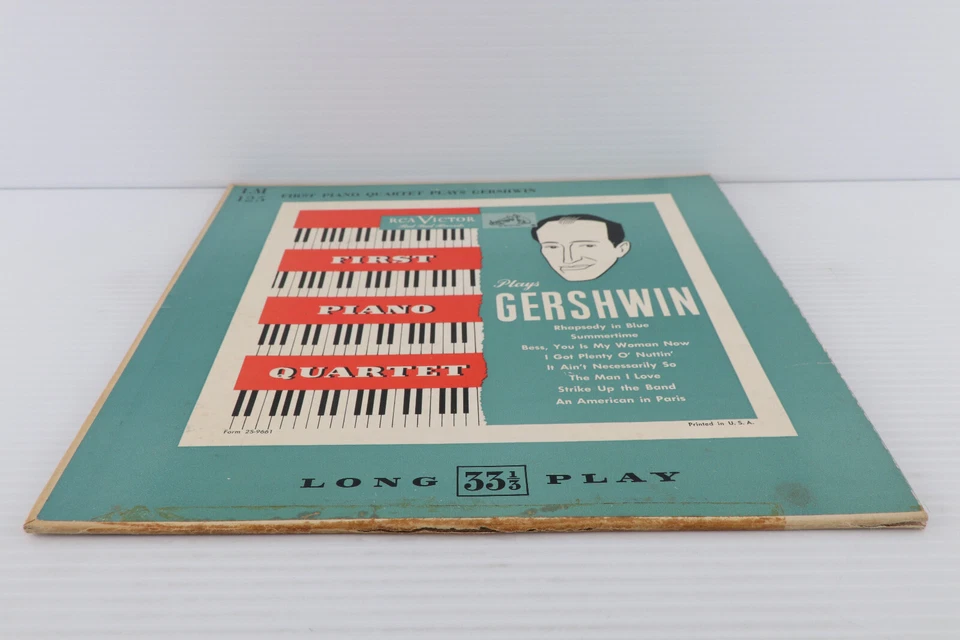 The First Piano Quartet – Plays Gershwin - 10" LP Record RCA Red Seal LM 125 - Image 4 of 4