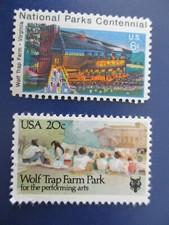 Timbres États-Unis Wolf Trap Farm Park #1452 et 2018