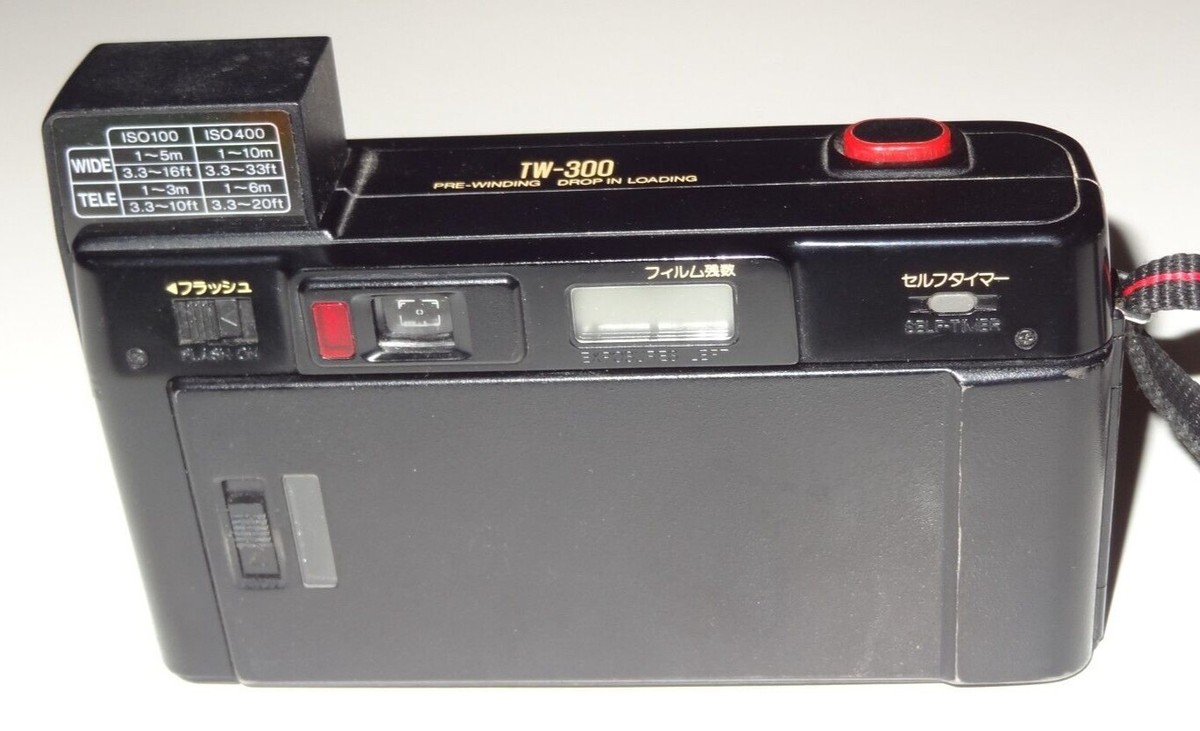Fuji TW-300 38/65mm vinatge 35mm point and shoot film camera from