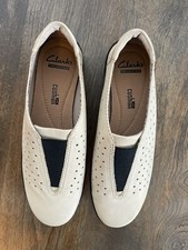 Clarks Loafers Nubuck Leather Collection Medora Gemma Cushion Sand Womens 6 W