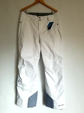 NWT Columbia  Women's White Bugaboo OH Omni-Heat Pants Ski Snowboard LARGE $120