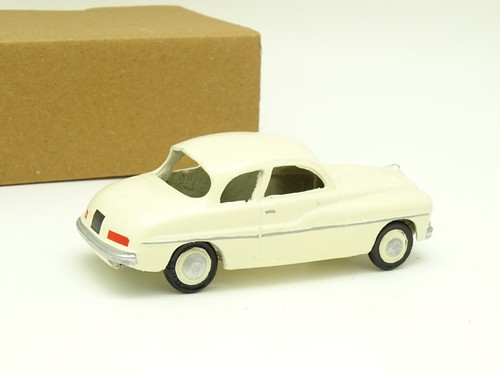 Resina Sb 1/43 - Ford Vedette Coupé Blanco - Imagen 2 de 3
