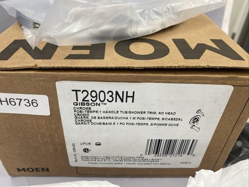 Moen T2903NH Gibson Posi-Temp Griff Wanne/Dusche Verkleidung nur kein Kopf Chrom sh6736 - Bild 2 von 3
