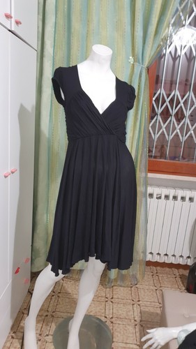Scee Twin Set Vestito Nero Tg S | eBay