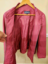 Lane Crawford Jacket, Color Rasberry, Size 2x Womens Nice