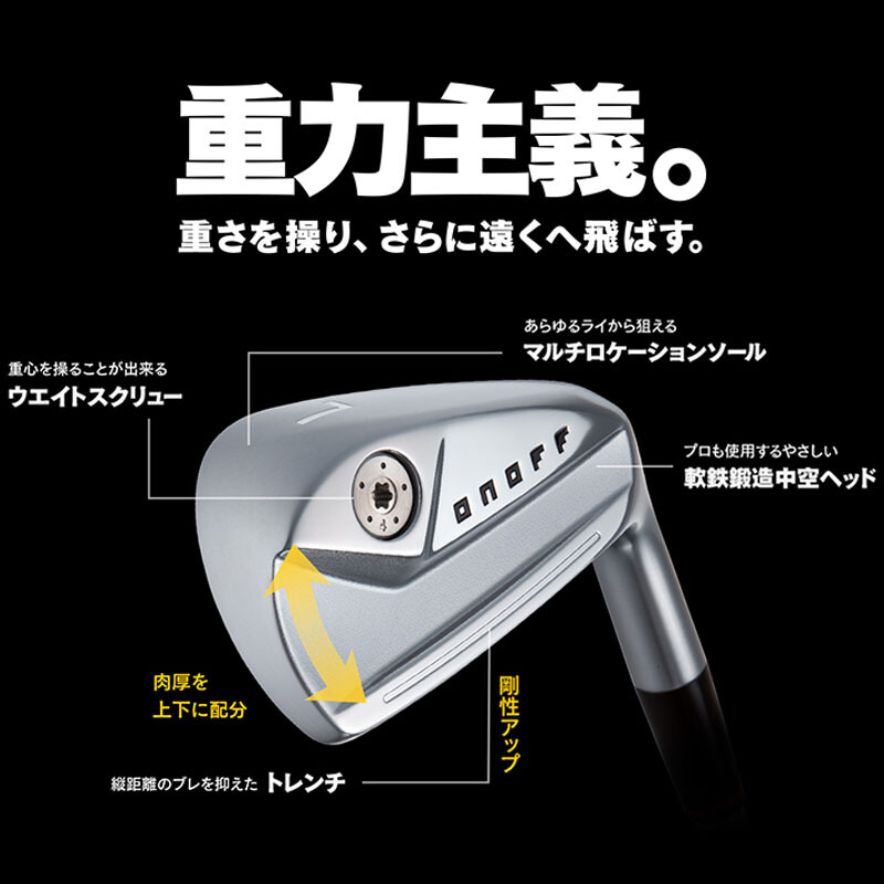 クラブ Mofuuri DAIWA GLOBERIDE Golf Japan 2024 ONOFF IRONs #6,7,8,9,Pw AKA