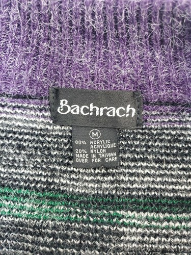 VTG Tundra Bachrach 3D Textured Colorful 4-Button Cardigan Sweater Men's M Cosby - Picture 5 of 6