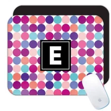 Gift Mousepad : Colorful Circles Polka Dots Home Decor Abstract Pattern Shapes
