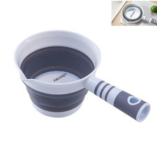 Water Dipper,Folding Bath Ladle  Plastic Water Scoop for Travel, Tabo, Use