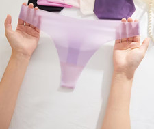 Res Ipsa Loquitur Melbourne - Ice Silk G String - 1 x Purple - L AU12-14 