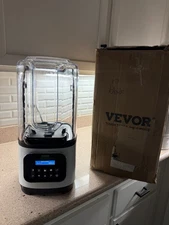 VEVOR 2L Smoothie Blender Professional Blender Fruit Juicer w/ Silent Cover used