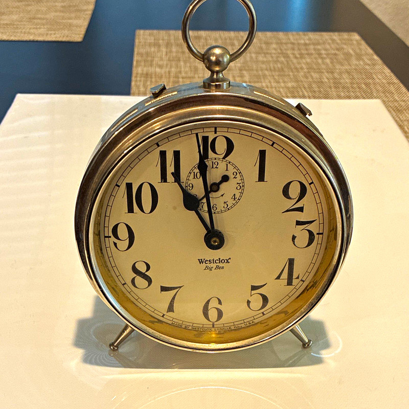 Vintage Westclox Big Ben Wind-Up Alarm Clock – Circa 1930s–1950s