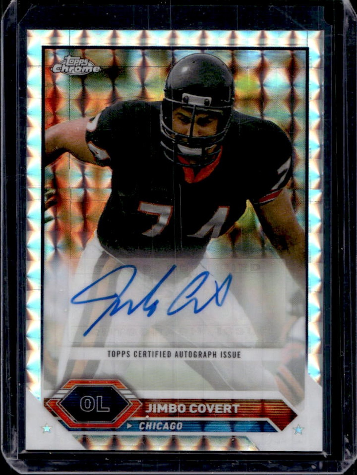 2023 Topps Composite Jimbo Covert Chrome Auto Geometric #TCA-JCO Bears