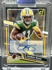 2023 Panini Donruss Clearly Jayden Reed Auto Autograph The Rookies RC /25