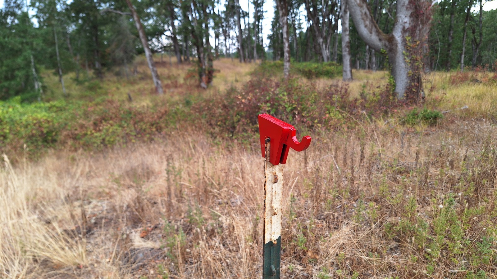 3/8 AR500 T post steel target hanger hook (1- Single)