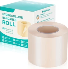 Hydrocolloid Roll for Wound Care, Upadated Medical-Grade Hydrocolloid (2in*10ft)