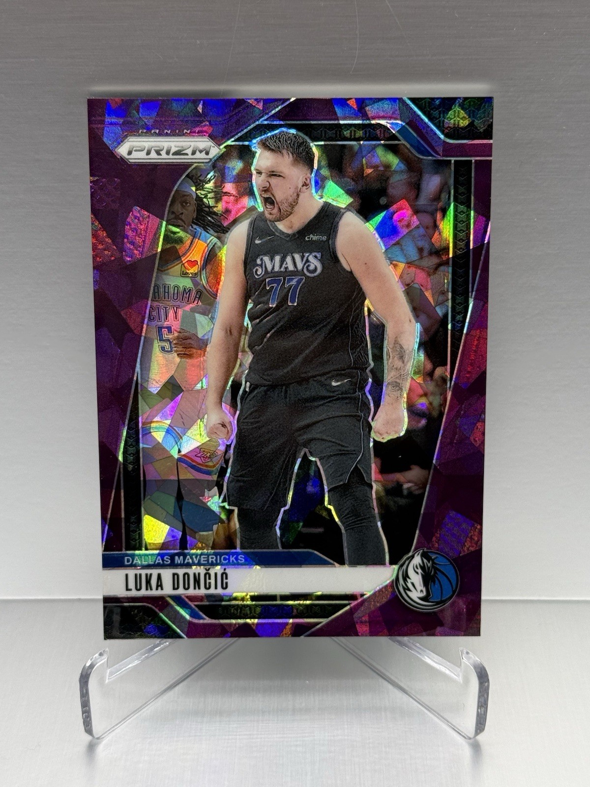 2024-25 Panini Prizm Luka Doncic #89 Purple Ice Prizm /149