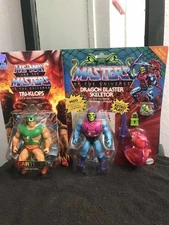Masters of the Universe - Dragon Blaster Skeletor & Tri-Klops Lot