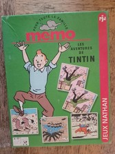 JEU MEMO COMPLET LES AVENTURES DE TINTIN NATHAN 1994