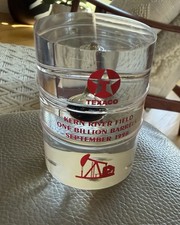 Vintage 1998 Texaco Gasoline Oil Kern River Field 1 Billion Barrels Paperweight
